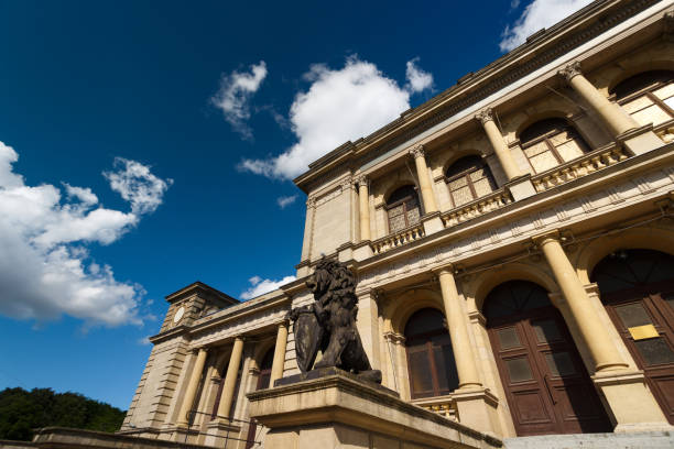 istock Monument of lion in Kaliningrad 820863310