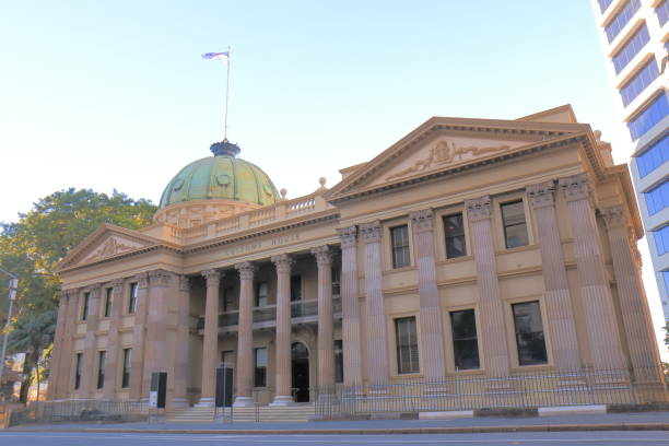 istock Historical architecture cityscape Brisbane Australia 820865374