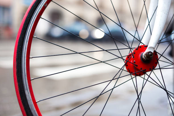 istock Bike wheel 820867022