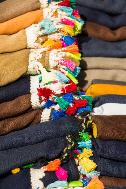 Examples of fabric of various color and type