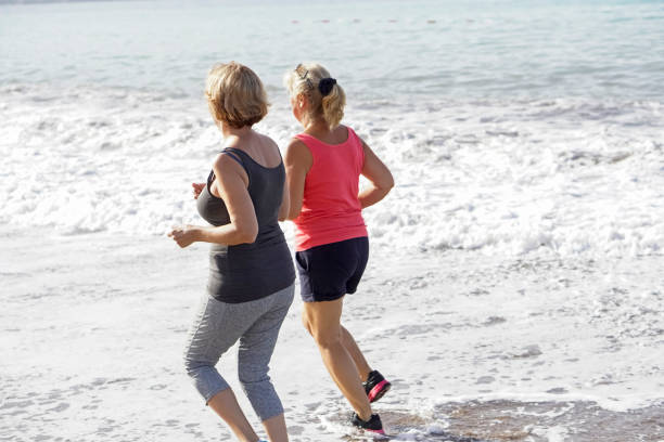 istock Morning exercising on the beach 820870060