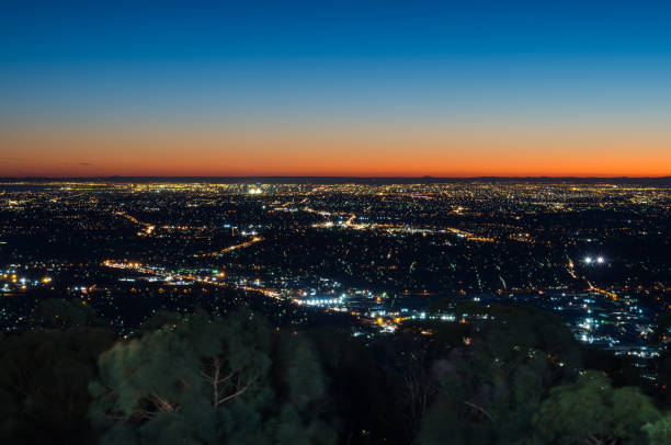 istock View of Melbourne at sunset from Mount Dandenong 820870712