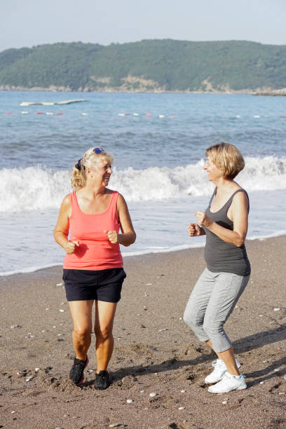 istock Morning exercising on the beach 820871210