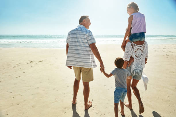 istock Sunny days are perfect for taking strolls along the beach 820873780