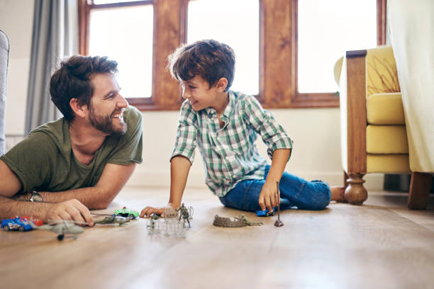 istock I enjoy every minute of playing with him 820882850