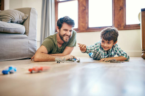 istock He already has a fascination with fast cars 820882876