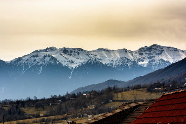 istock Zarnesti mountains landscape 820896750