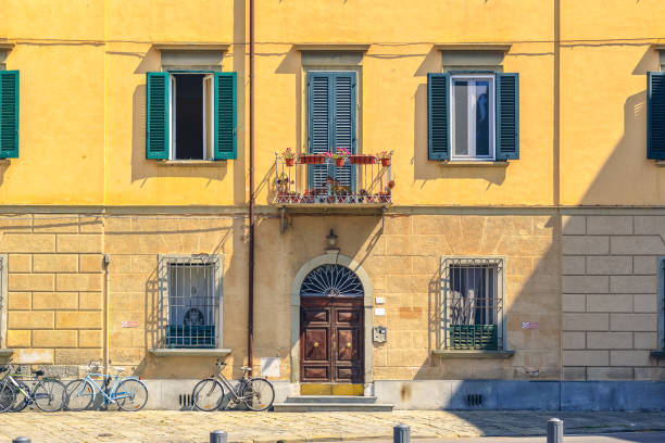 istock Facade of a typical residential building in Pisa 820904150