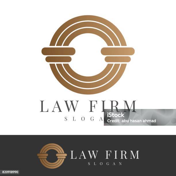 Law Firm Icon Stock Illustration - Download Image Now - Abstract, Agreement, Bright