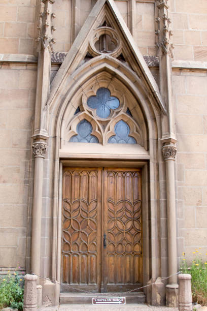 istock Entryway to Loretto chapel in Santa Fe, NM 820919466