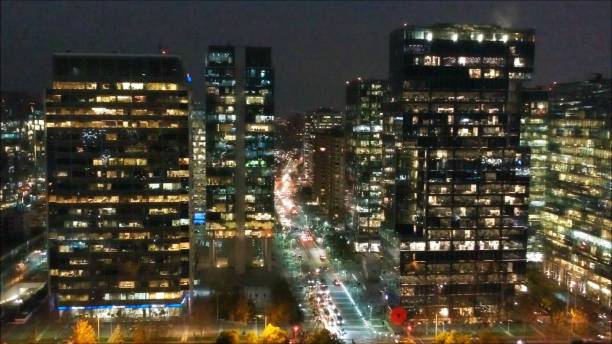 istock City night lights in Santiago, Chile 820923290