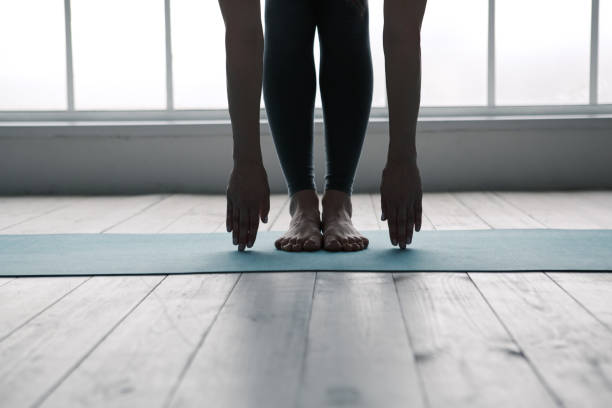 istock Young Woman Doing Yoga Pose Exercise Healthy Lifestyle 820933674