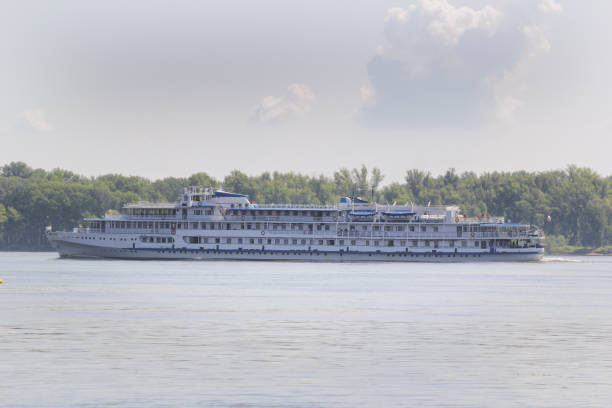 istock Passenger river ship on the volga River, Russia 820945540