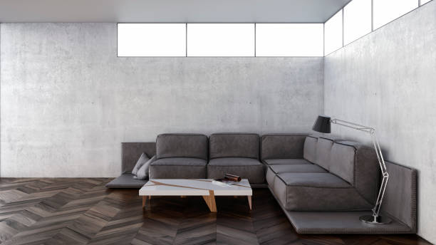 istock Living room with sofa and decoration 820956520