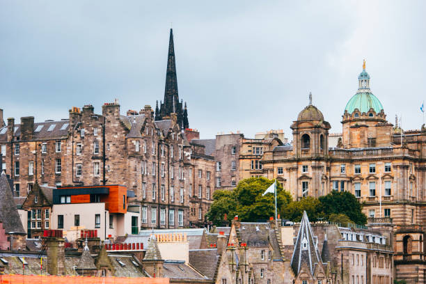 istock Old Town in Edinburgh, Scotland 820956878