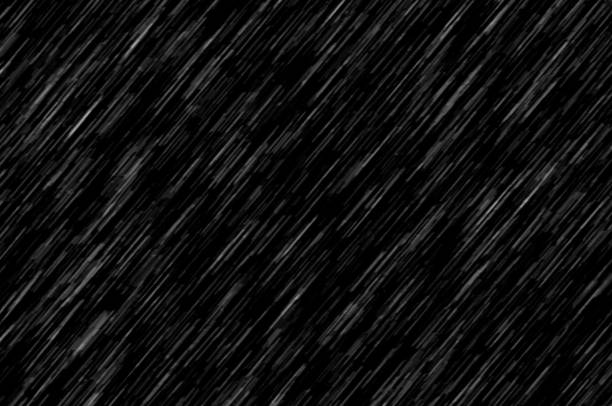 Heavy rain, texture on black background, large texture stock photo