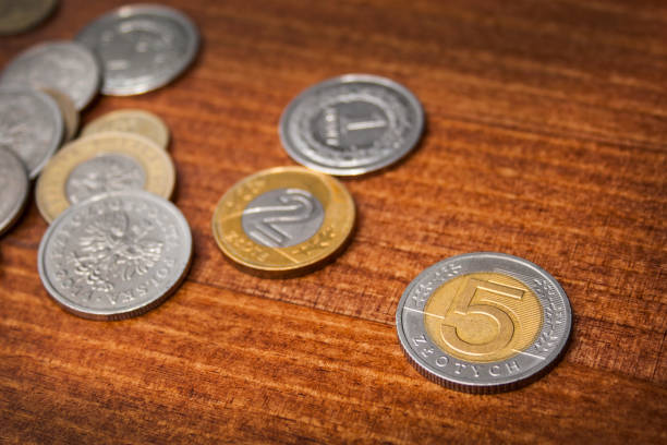 istock Five zloty coin 820973626