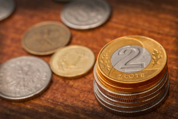 istock Two zloty coin 820973728