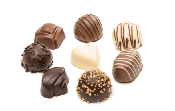 istock Belgian chocolate candies isolated 820985554