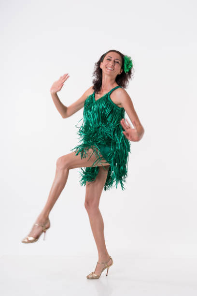 istock beuty mature women dancing samba 820985936