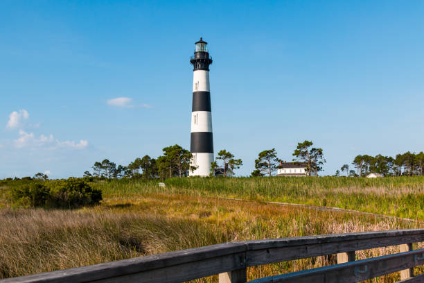 istock Bodie Island Lighthouse with Fencing in Foreground 821014832