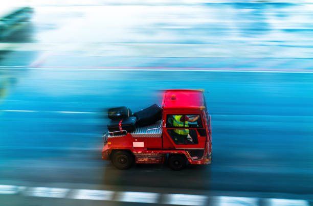 istock Airport Baggage Carrier 821028594