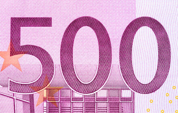 Euro banknote, close-up, studio shot
