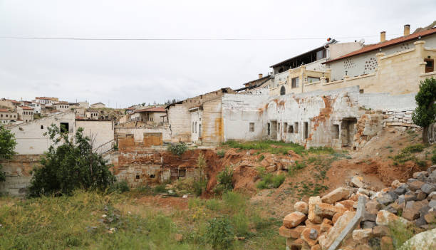 istock Old Houses in Avanos Town, Turkey 821043192