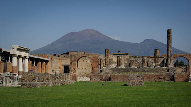 istock Pompei ruins and Mount Vesuvius 821048470