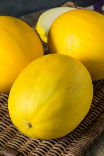 istock Raw Organic Yellow Honedew Melon 821048698
