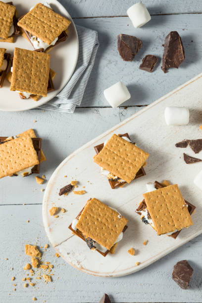 istock Sweet Homemade Chocolate Smores Dessert 821049006