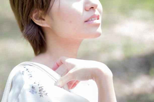 istock woman with a cute smile 821057632