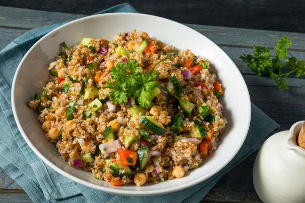 istock Homemade Bulgar Wheat Salad 821081750