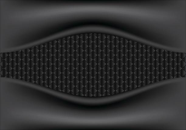 抽象的な暗い灰色の線が重なる正方形のパターン デザイン創造的な背景テクスチャ ベクトル イラスト。 - digital composite swirl style vector点のイラスト素材／クリップアート素材／マンガ素材／アイコン素材