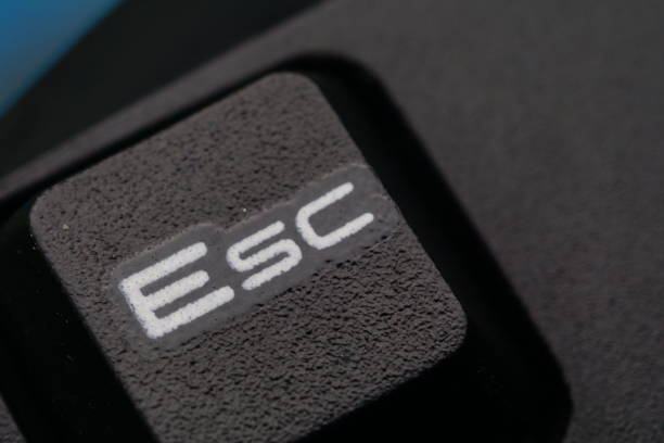 esc 탈출 키 - escape key pc computer key computer 뉴스 사진 이미지