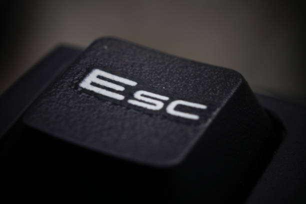 esc 탈출 키 - escape key pc computer key computer 뉴스 사진 이미지