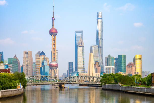 istock Skyline of Pudong, shanghai, china 821094786