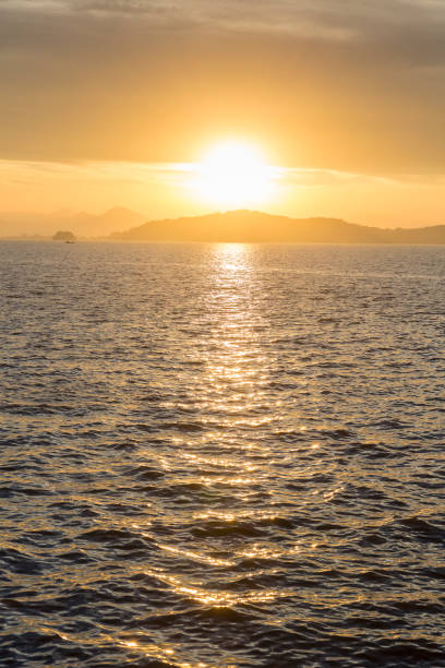 istock Seascape with sunset at Yueqing bay. 821104950