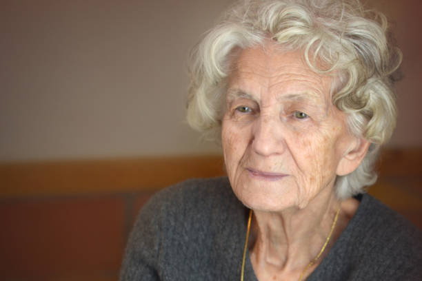 istock Senior Women with Gentle Smile 821117102