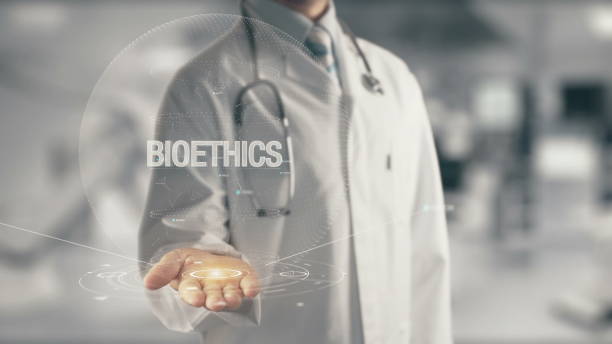 istock Doctor holding in hand Bioethics 821146094
