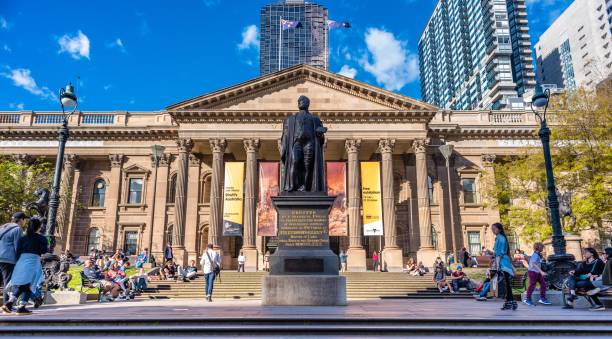State Library stock photo