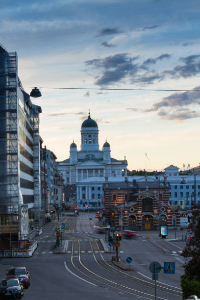 istock Helsinki Cathedral, Finland, Sunset 821157414