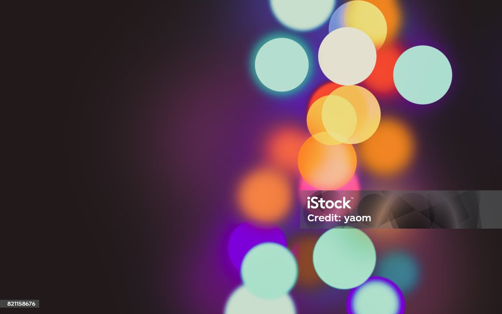 Bokeh colorful dot background abstract light Lighting Equipment Stock Photo