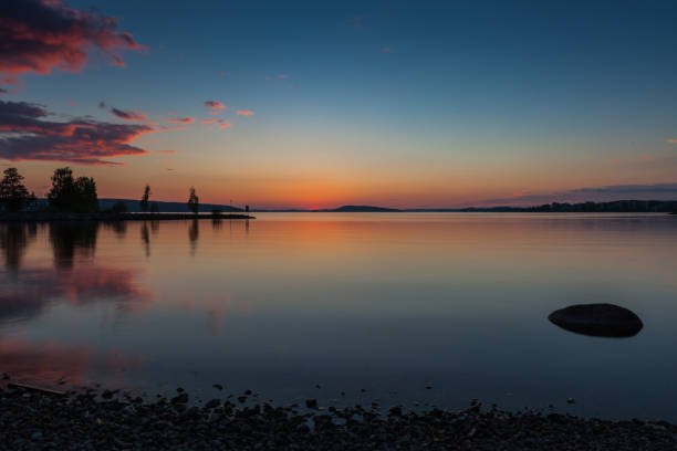 istock Beautiful sunset in Lahti, Finland 821164870