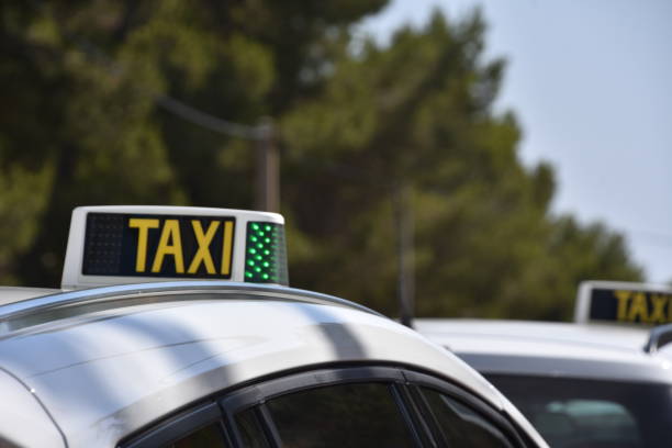 istock line of taxis 821172354