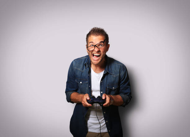 istock Guy in the denim shirt 821180018
