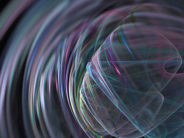 istock image of one Digital Fractal on Black Color 821184278
