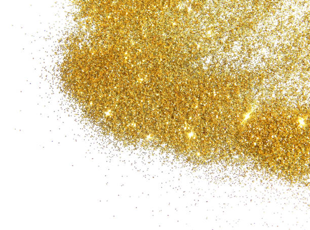 istock Textured background with golden glitter 821190176