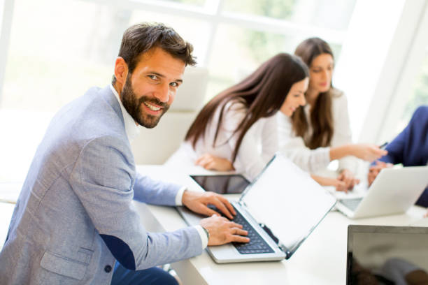 istock Business people in a meeting at office 821190716