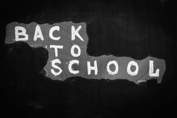 istock Back to school background with title 